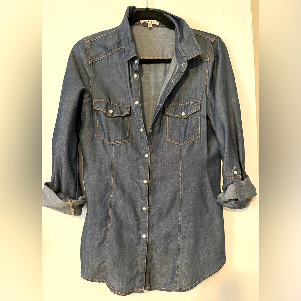 Denim Button Down Shirt